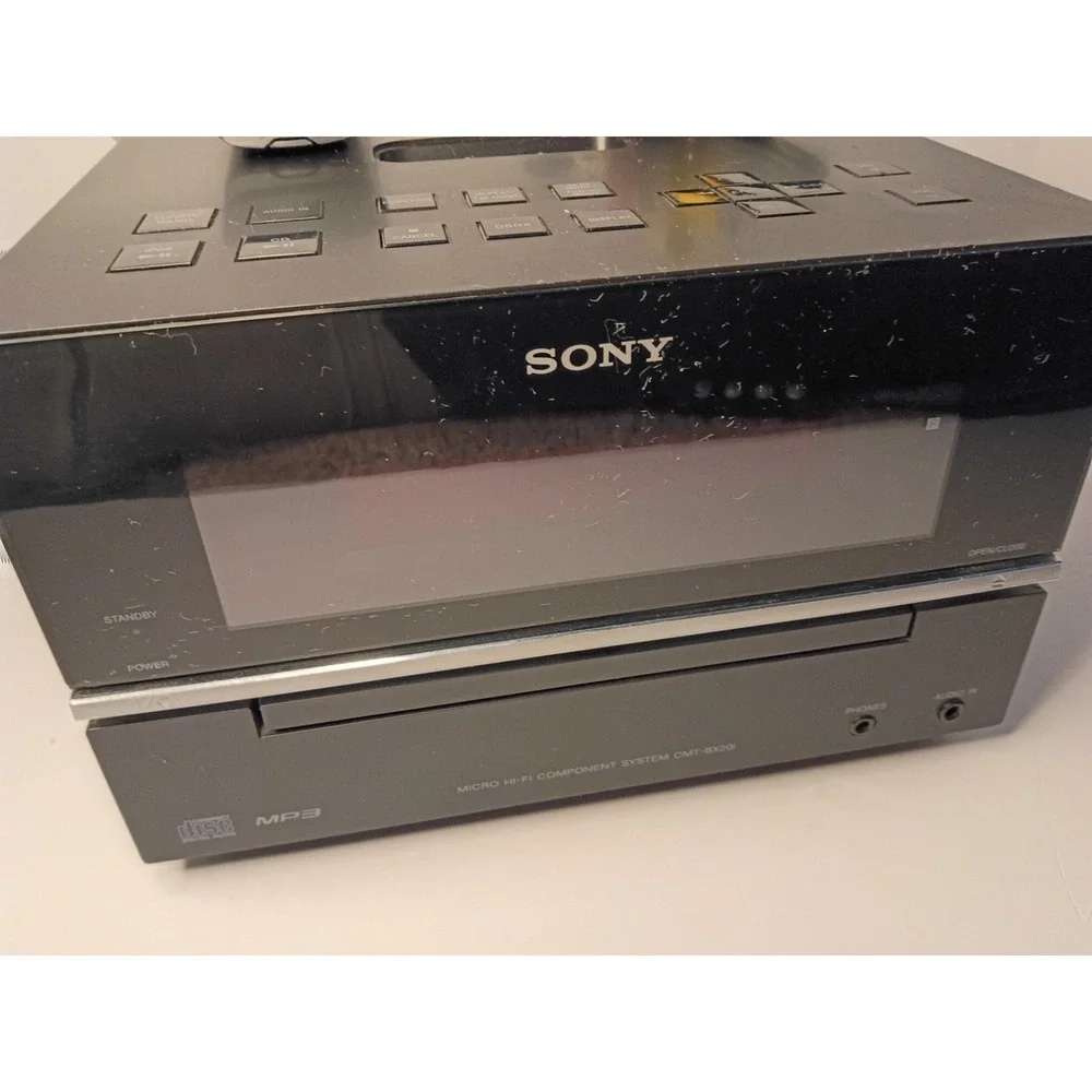 Sony Micro Hi-Fi Component HCD-BX20i Compact Disc Receiver AM/FM iPod Remote